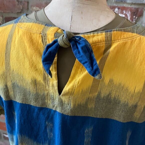 Loft Short Sleeve Blouse Top Shirt Sz Medium - Picture 5 of 9